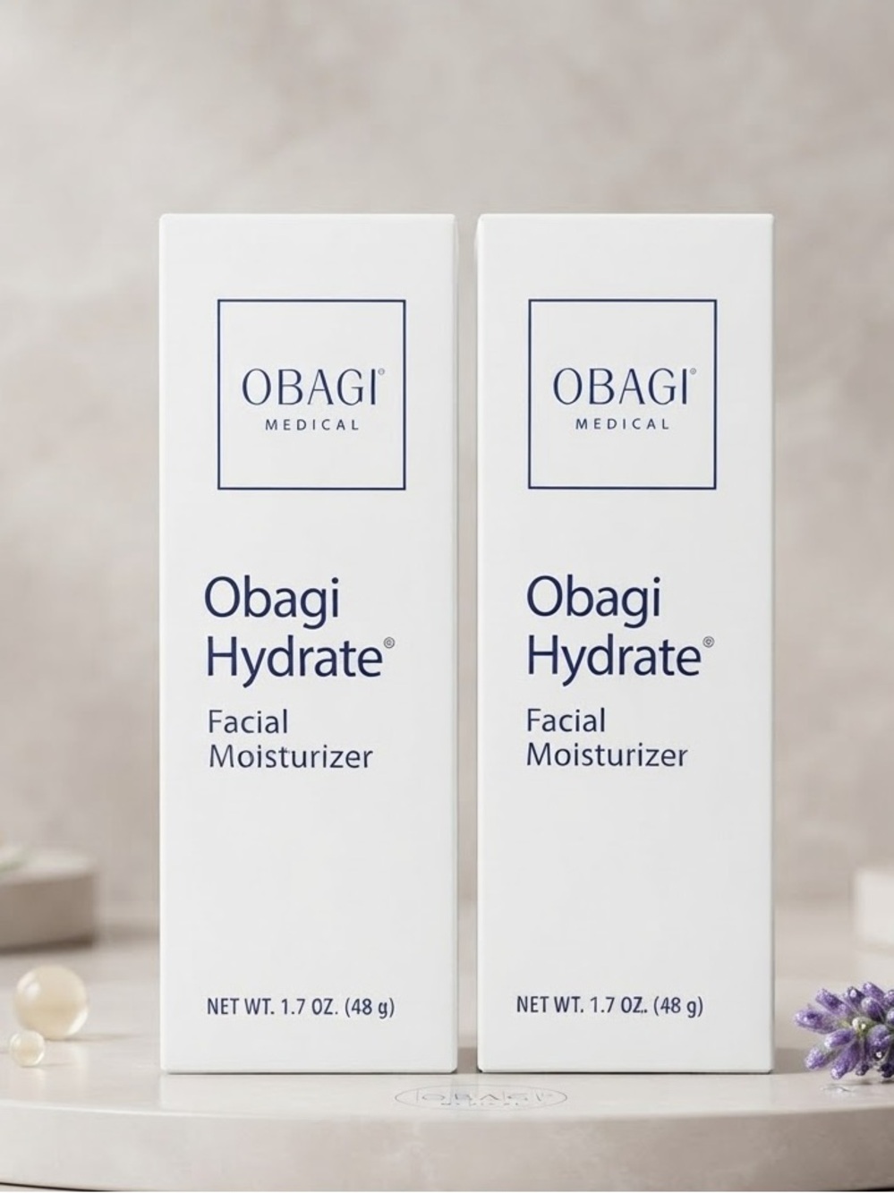 Lot of 2 Obagi Hydrate Facial Moisturizer 1.7 oz Each - New!